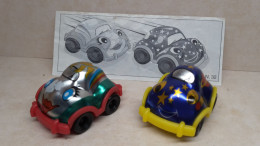 1997 Ferrero - Kinder Surprise - K97 32 - Cars With Metal Body - Complete Set + BPZ - Monoblocs