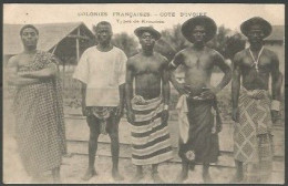 Carte P ( Colonies Françaises / Types De Kroumen ) - Côte-d'Ivoire