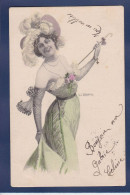 CPA 1 Euro Beauté Illustrateur Femme Woman Art Nouveau Circulé Prix De Départ 1 Euro - 1900-1949