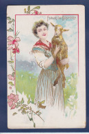CPA 1 Euro Animaux Illustrateur Femme Woman Art Nouveau Non Circulé Prix De Départ 1 Euro - 1900-1949