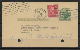 USA  Carte PAP 1938 Berkeley - 1921-40
