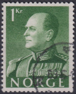 1959 Norwegen. Mi:NO 428x, Sn:NO 370, Yt:NO 386, King Olav V 1959-1969 - Used Stamps
