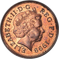 Monnaie, Grande-Bretagne, Penny, 1999 - 1 Penny & 1 New Penny