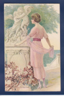 CPA 1 Euro Angelot Illustrateur Femme Woman Art Nouveau écrite Prix De Départ 1 Euro - 1900-1949