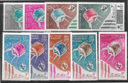 Grande Série Coloniale UIT  9 Timbres Neufs Sans Charnière - Zonder Classificatie