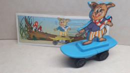 1995 Ferrero - Kinder Surprise - K95 94 - Rabbit On Skateboard + BPZ - Monoblocs