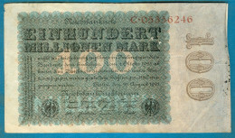 100000000 Mark 22.8.1923 Serie C - 100 Millionen Mark