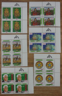 Turkmenistan 6 Werte Im Viererblock MNH/postfrisch 1992 Kunstschätze Mit Aufdruck SPECIMEN - Turkmenistan