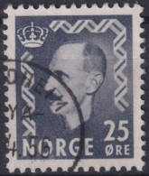 1951 Norwegen. ° Mi:NO 359, Sn:NO 322, Yt:NO 325A, King Haakon VII - Used Stamps