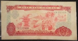 Vietnam Viet Nam South 10 Dong VF++ Banknote Note Billet 1966 (using In 1975) - Pick # 43 / 02 Photos - Viêt-Nam