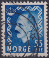 1952 Norwegen. °  Mi:NO 366, Sn:NO 324, Yt:NO 330A, King Haakon VII - Used Stamps