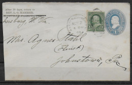 USA  Lettre PAP 1898 Pakersburg - ...-1900