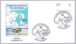 CAMINO DE SANTIAGO POR CANTABRIA - PASO EN BARCA - CAMINO COSTERO. Laredo, Cantabria, 2017 - Christianity