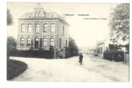 Neerpelt.  -   Hoekstraat   -   Prachtige Kaart   1908   Naar   Borgerhout - Neerpelt