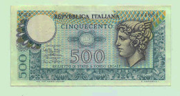 ITALIA - Billete 500 Lira - 1976 - Otros & Sin Clasificación