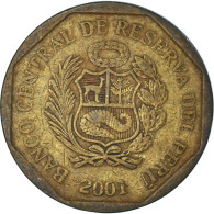 Monnaie, Pérou, 10 Centimos, 2001 - Pérou