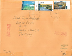 Australia Cover To Portugal - Cartas & Documentos