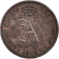 Monnaie, Belgique, 2 Centimes, 1912 - 2 Cent