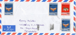Myanmar Air Mail Cover Sent To Denmark 15-12-2000 - Myanmar (Burma 1948-...)