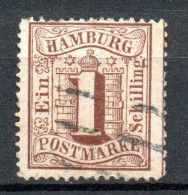 Col33 Allemagne Anciens états Hambourg  N° 14 Oblitéré  : 18,00€ - Hambourg