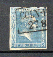 Col33 Allemagne Anciens états Prusse  N° 12 Oblitéré Cote : 22,50€ - Oblitérés