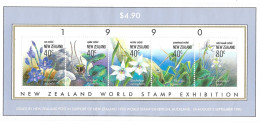 NOUVELLE ZELANDE - Bloc Feuillet Y&T BF 73, Sheet - Neuf **, MNH - Fleurs, Orchidée, Flower, Orchid - Blocs-feuillets