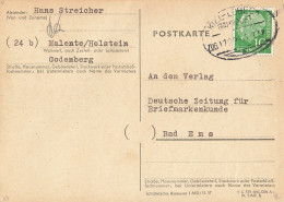 Bahnpost (R.P.O. / T.P.O.) Kiel-Lübeck (BP2322) - Lettres & Documents