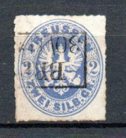 Col33 Allemagne Anciens états Prusse  N° 18 Oblitéré Cote : 50,00€ - Oblitérés