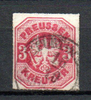 Col33 Allemagne Anciens états Prusse  N° 25 Oblitéré Cote : 40,00€ - Usati