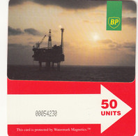 BT  Oil Rig Phonecard - British Petroleum 50unit (IPLS) - Superb Fine Used Condition - Piattaforme Petrolifere