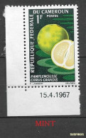 CAMERUN 1967 Fruits    Pomelo (Citrus Grandis)    ** MINT - Cameroun (1960-...)