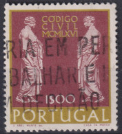 1967  Portugal ° Mi:PT 1033, Sn:PT 1001, Yt:PT 1014, Zwei Antike Statuen, Neues Portugiesisches Zivilgesetzbuch - Usati