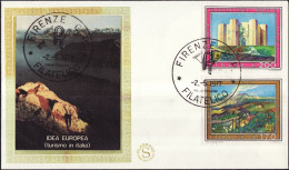 Europa CEPT 1977 Italie - Italy - Italien FDC4 Y&T N°1299 à 1300 - Michel N°1567 à 1568 - 1977