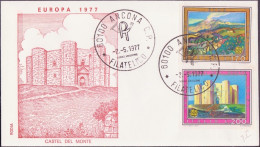 Europa CEPT 1977 Italie - Italy - Italien FDC5 Y&T N°1299 à 1300 - Michel N°1567 à 1568 - 1977