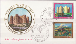 Europa CEPT 1977 Italie - Italy - Italien FDC7 Y&T N°1299 à 1300 - Michel N°1567 à 1568 - 1977