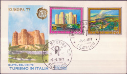 Europa CEPT 1977 Italie - Italy - Italien FDC9 Y&T N°1299 à 1300 - Michel N°1567 à 1568 - 1977