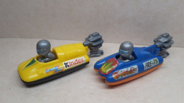 1995 Ferrero - Kinder Surprise - K95 49 & 50 - Speedboats - Complete Set - Monoblocs