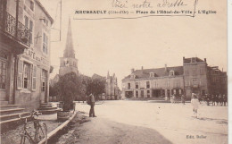  *** 21 ***   MEURSAULT  Place De L'hôtel De Ville TTB écrite  - Meursault