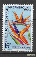 CAMEROUN  1967 Flowers       Bird Of Paradise (Strelitzia Reginae)    USED - Cameroun (1960-...)