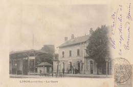 CPA-47-LIBOS-La Gare - Libos