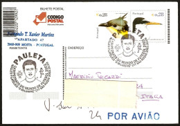 FOOTBALL - PORTOGALLO SAO ROQUE 2002 - CAMPIONATI DEL MONDO DI CALCIO 2002 - PAULETA - CARD VIAGGIATA - M - 2002 – Corea Del Sur / Japón