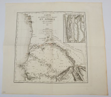 Etablissements Français En AFRIQUE - Carte Géographique Par A. M. PERROT, 1826 - Geographical Maps