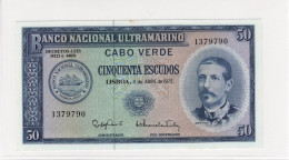 CAP VERT 50 ESCUDOS 04.04.1972 UNC 1379790 - Cabo Verde