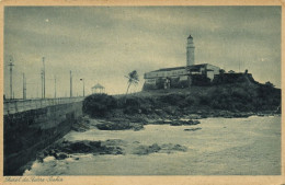 Brazil, SALVADOR, Bahia, Pharól Da Barra, Lighthouse (1920s) Catilina Postcard - Salvador De Bahia