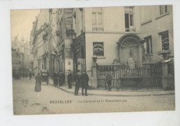 BELGIQUE - BRUXELLES - La Fontaine Et Le MANNEKEN PIS - Personnages Célèbres