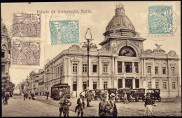 Brazil, SALVADOR, Bahia, Palacio Da Acclamacao, Tram (1921) Postcard - Salvador De Bahia