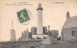 Le Conquet         29        Sémaphore Phare Et Ruines Saint Mathieu      N°1572  Voir Scan) - Le Conquet