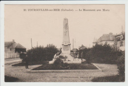 Delcampe - COURSEULLES SUR MER - CALVADOS - LE MONUMENT AUX MORTS - Courseulles-sur-Mer