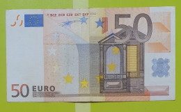 50 Euro 2002 M006 V Spain Duisenberg Circulated - 50 Euro