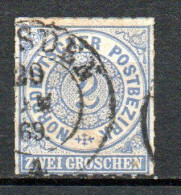 Col33 Allemagne Anciens états Confédération Nord  N° 5 Oblitéré Cote : 2,00€ - Used